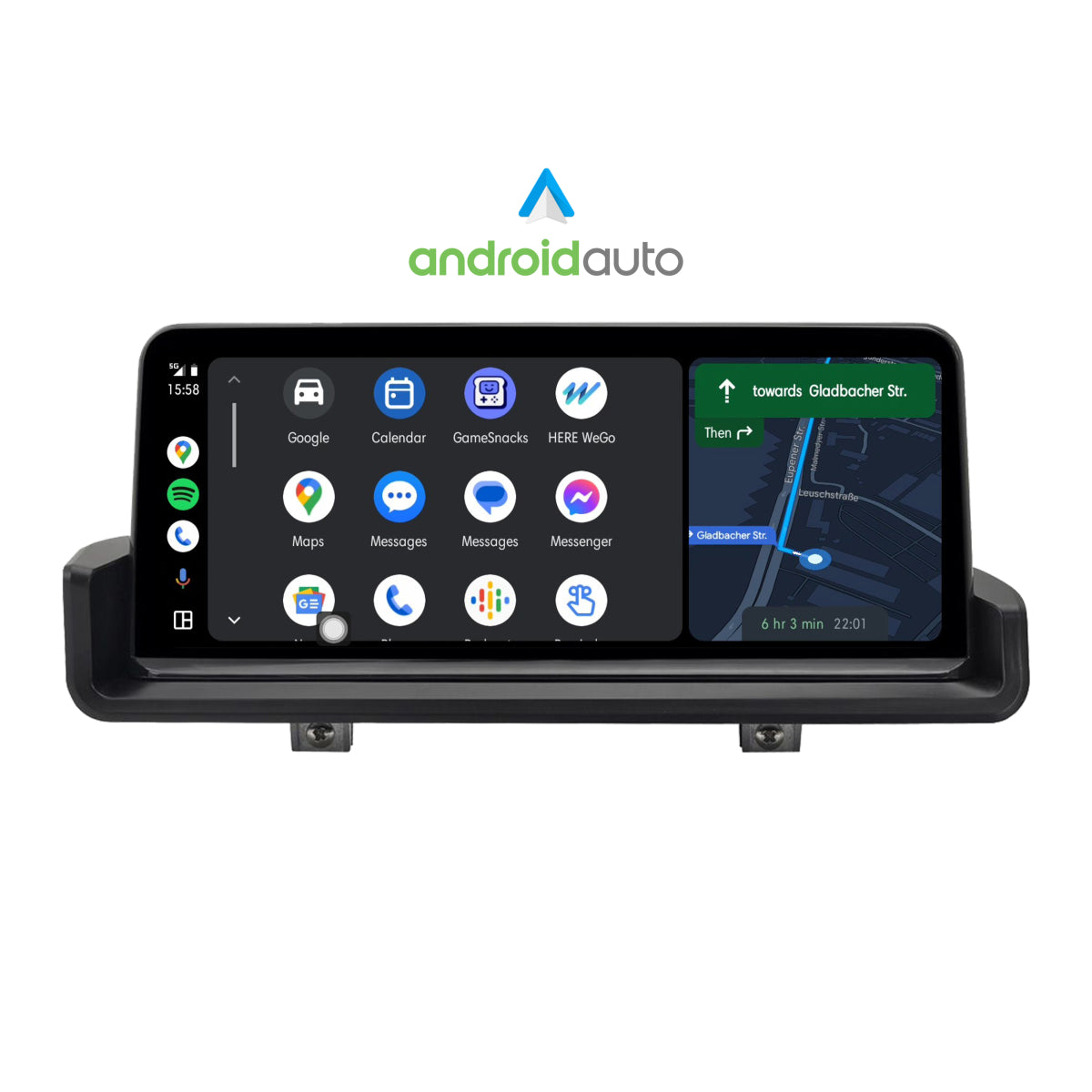 BMW 3 E90 E91 E92 E93 + I-Drive RHD 10.2" Touchscreen Android Navi CarPlay