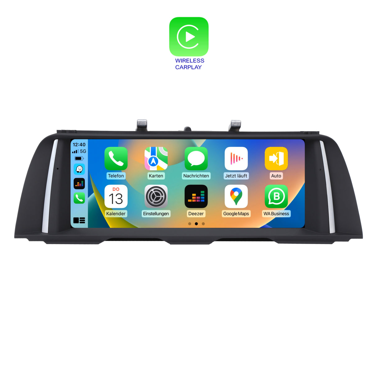 BMW 5er F10 F11 NBT System 10.2" Touchscreen Android GPS Navigation Carplay