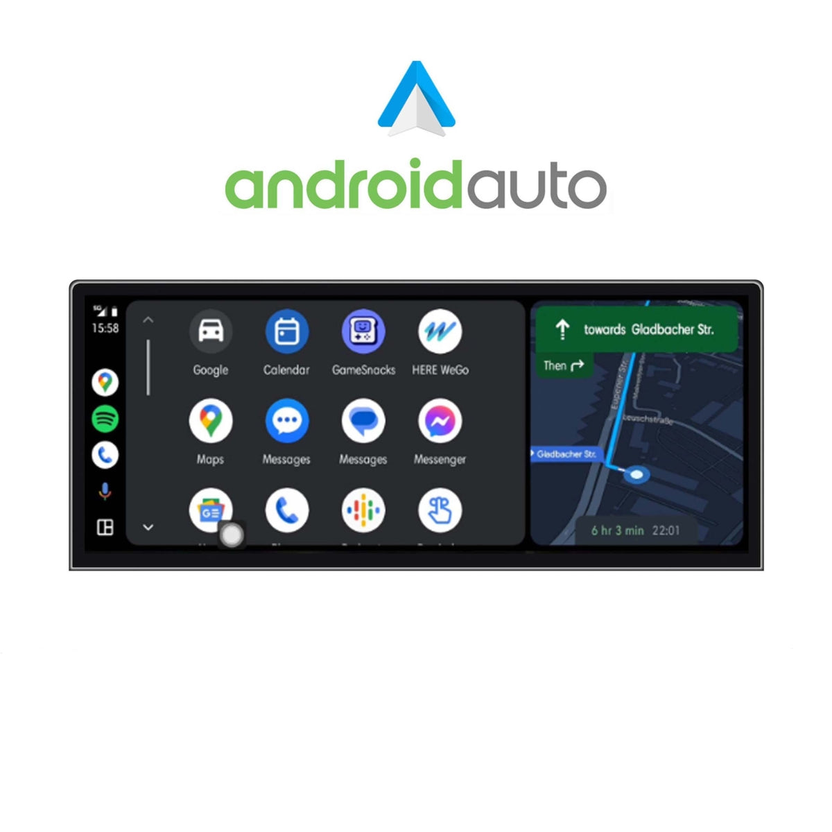 BMW E81 E82 E87 E88 CIC 12,3" Touchscreen Android GPS Navigation CarPlay