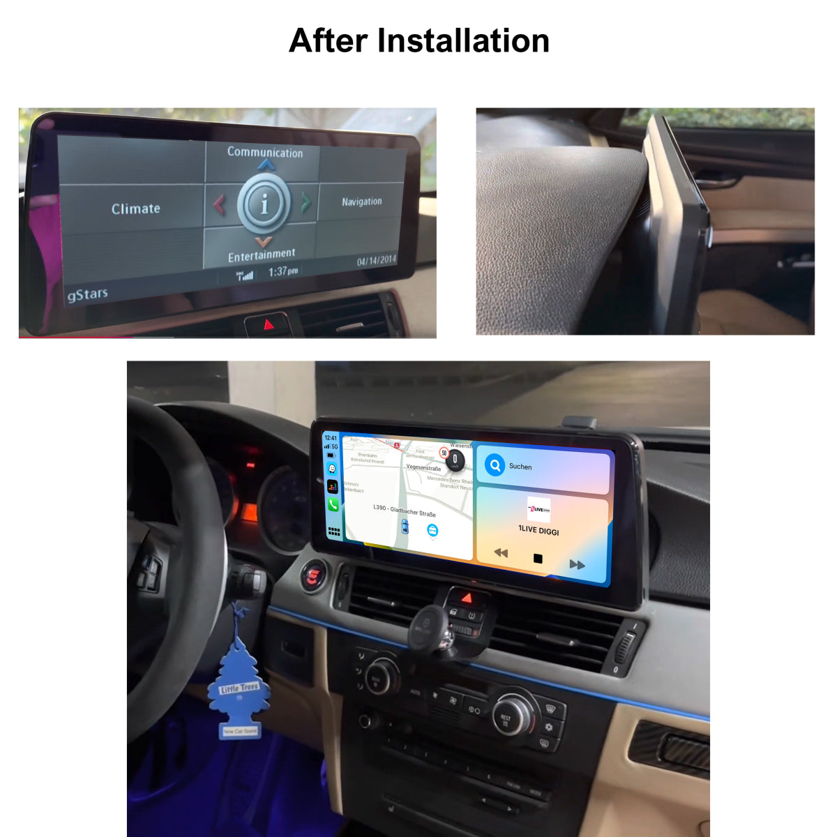 BMW E90 E91 E92 E93 CCC 10" Touchscreen Android GPS Navigation CarPlay