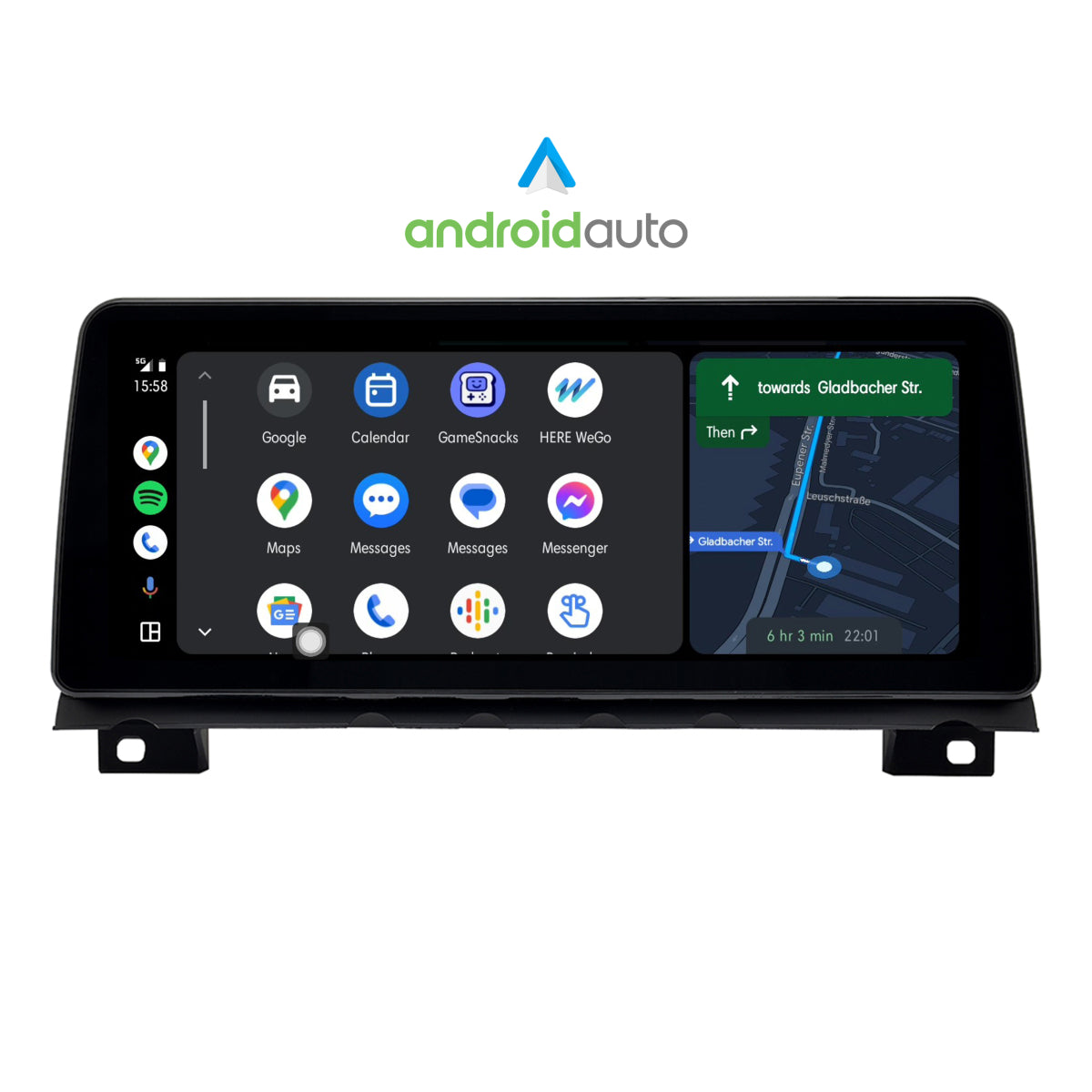 BMW F07 NBT 12.3" Touchscreen Android GPS Navigation Carplay AndroidAuto