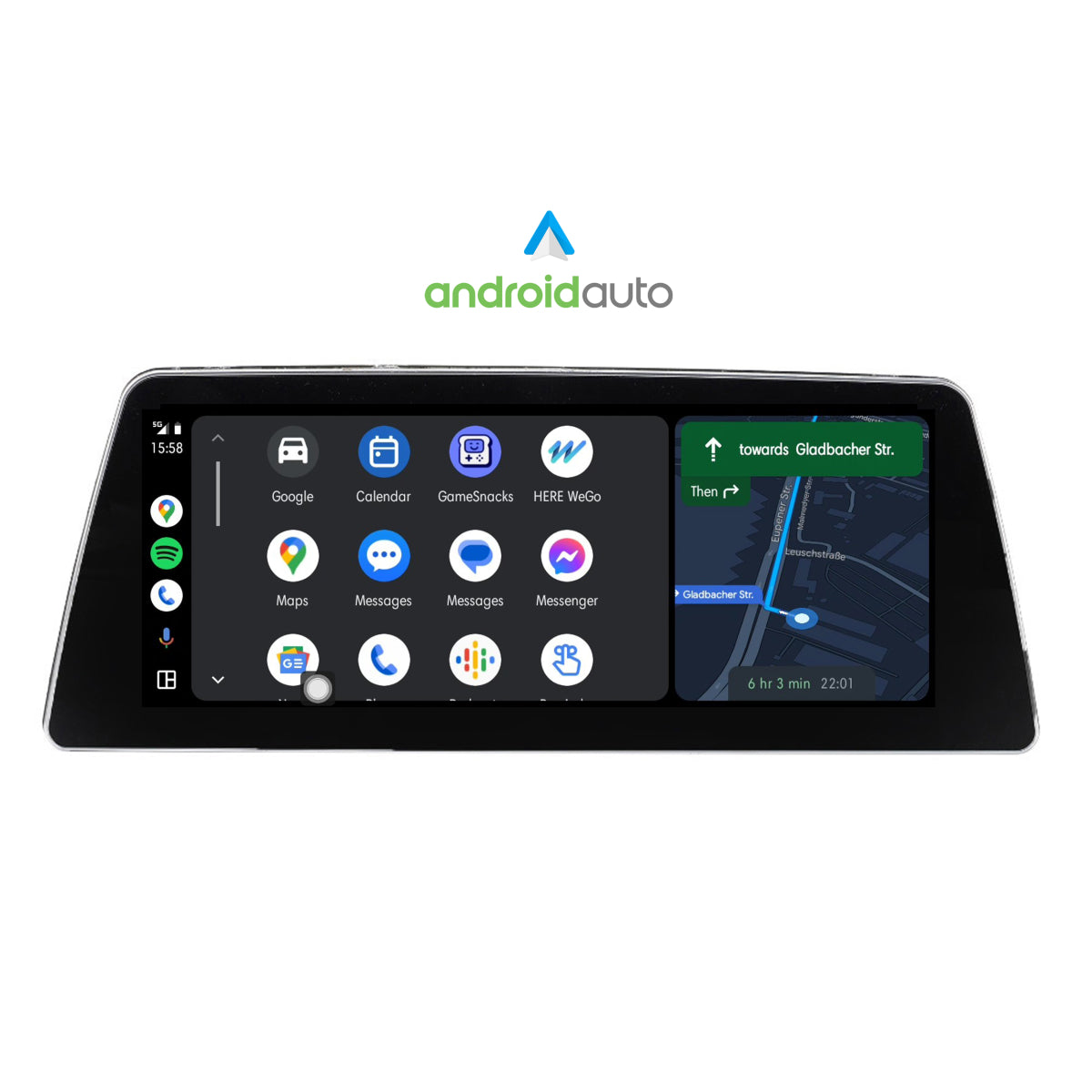 BMW F10 F11 NBT 12.3" Touchscreen Android GPS Navigation Carplay AndroidAuto