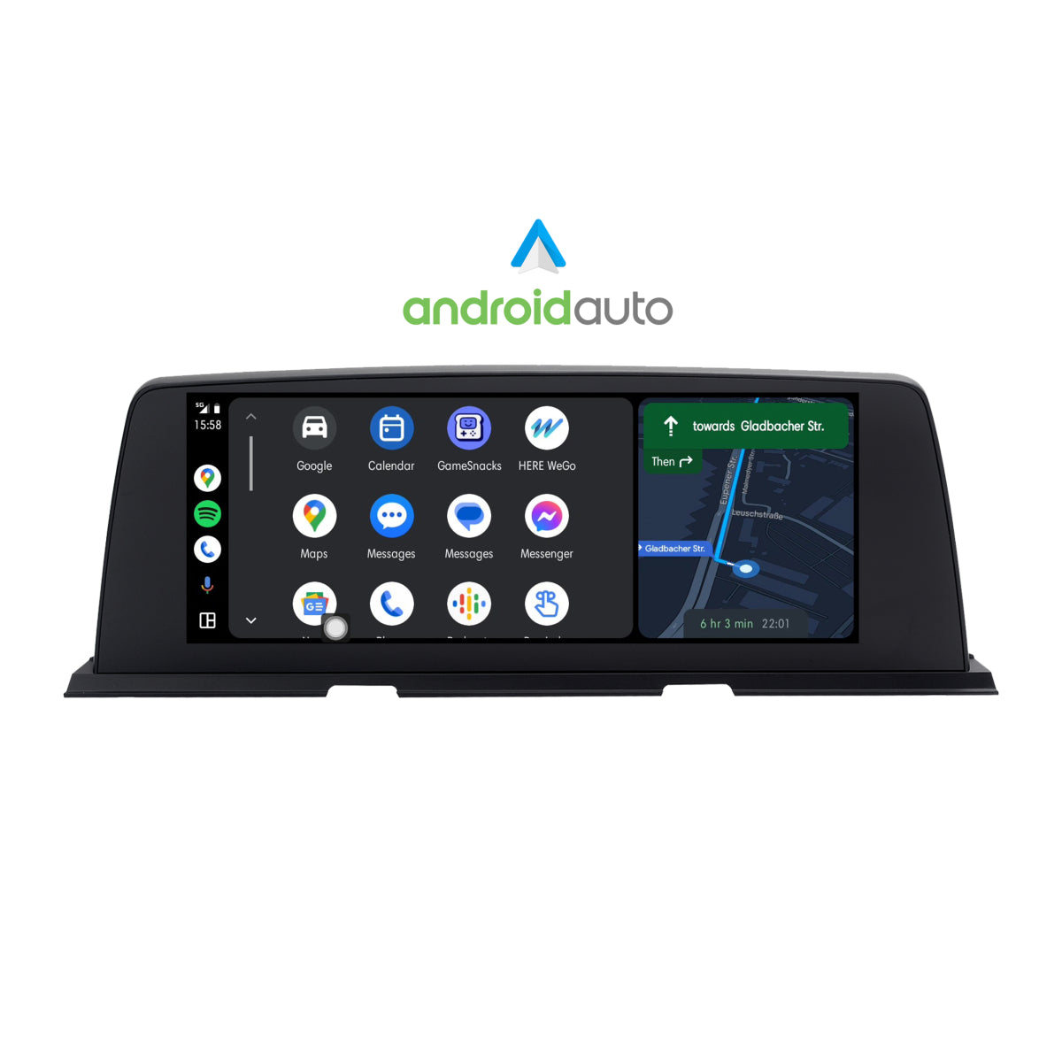 BMW F12 F13 F06 CIC 10,25" Touchscreen Android GPS Navigation CarPlay