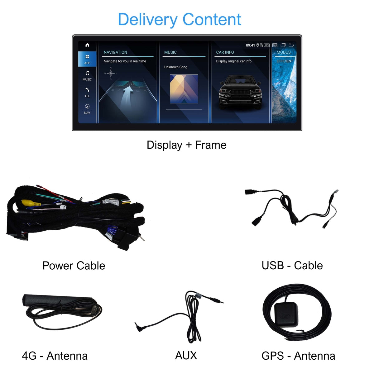 BMW F20 F21 F22 F23 NBT 12,3" Touchscreen Android GPS Navigation CarPlay