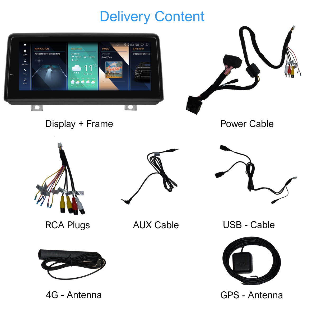 BMW F45 F46 NBT 8.8" Touchscreen Android GPS Navigation CarPlay AndroidAuto