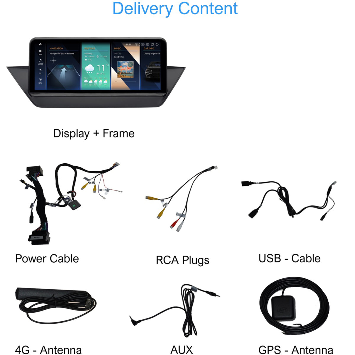 BMW X1 E84 CIC 10.2" Touchscreen Android GPS Navigation Carplay AndroidAuto