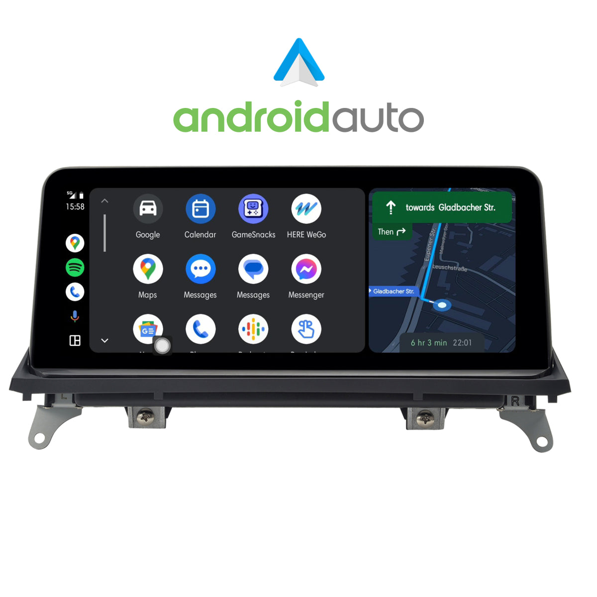BMW X5 X6 E70 E71 CCC 10.2" Touchscreen Android GPS Navigation CarPlay