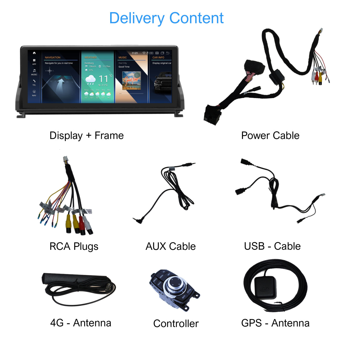 BMW Z4 E89 + i-DRIVE 10.25" Touchscreen Android GPS Navigation CarPlay