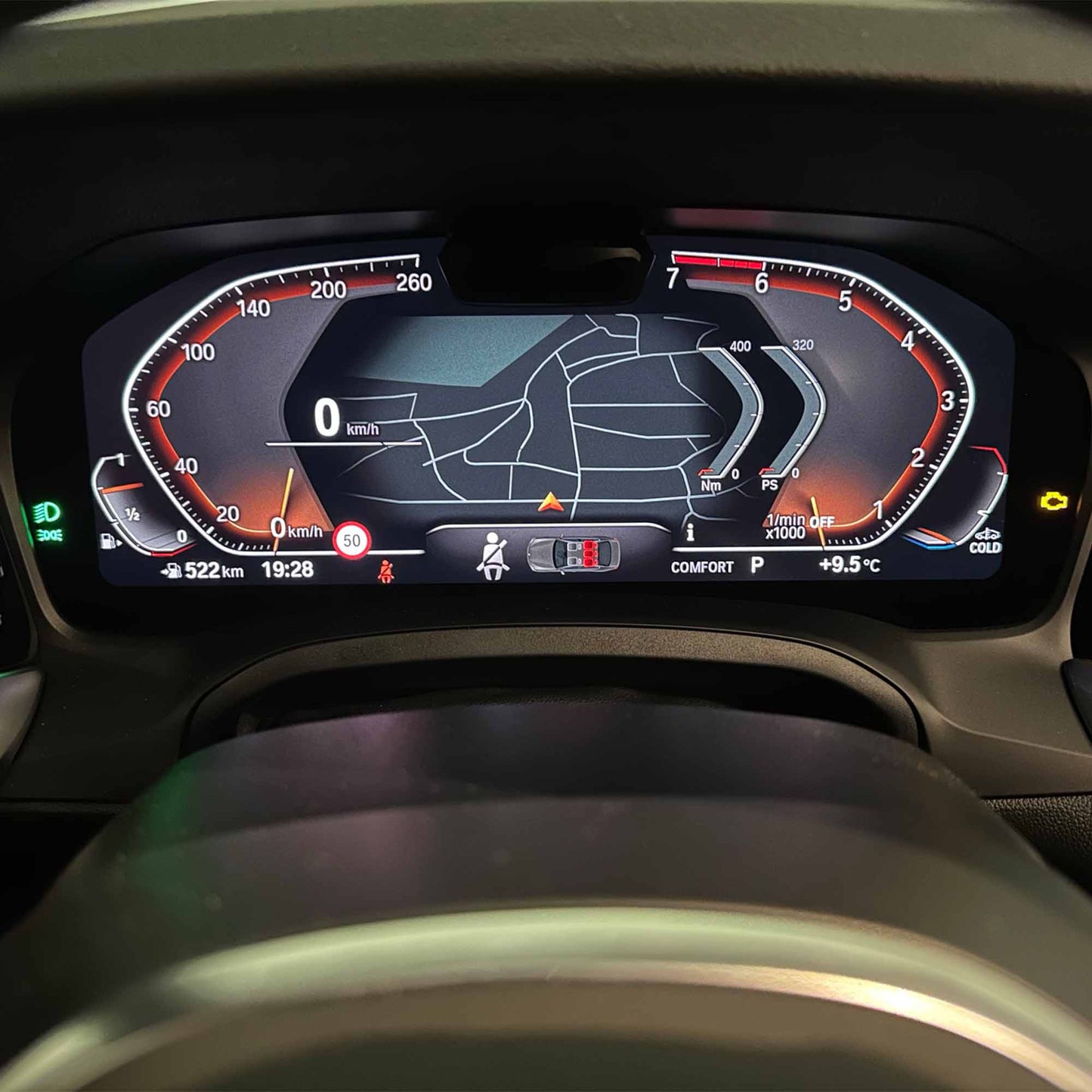 Nachrüstung BMW volldigitale Instrumentenkombination