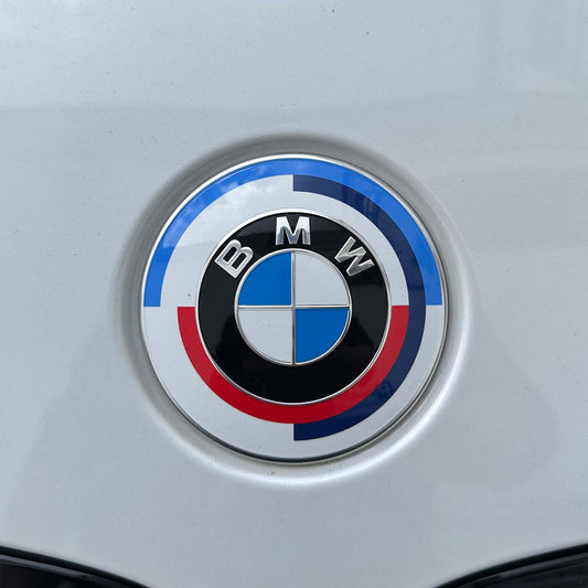 BMW Emblem 50 Jahre Edition Motohaube