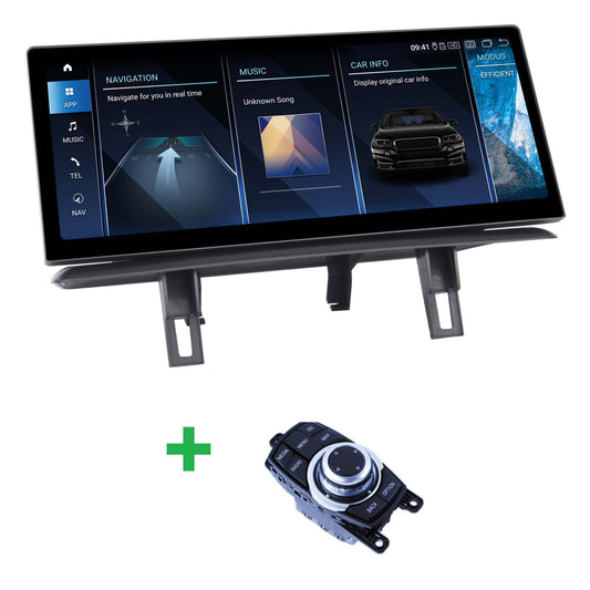 BMW E81 E82 E87 E88 + I-Drive 12,3" Touchscreen Android GPS Navi USB CarPlay