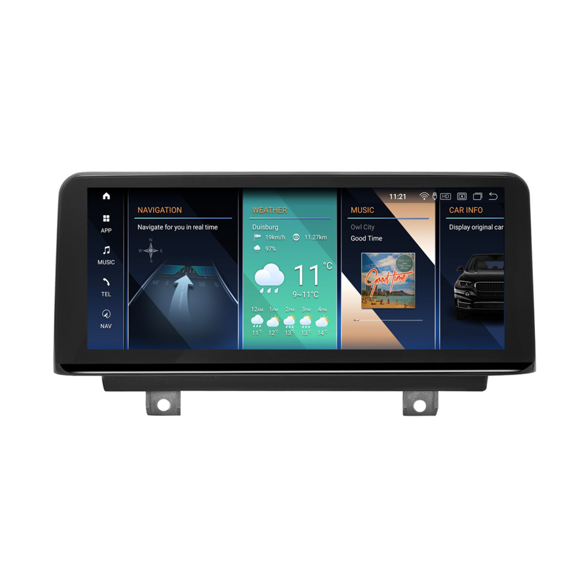 CarPlay AndroidAuto System passend für BMW F45 F46 EVO 8.8
