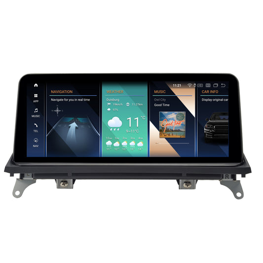 BMW X5 X6 E70 E71 CCC 10.2" Touchscreen Android GPS Navigation CarPlay