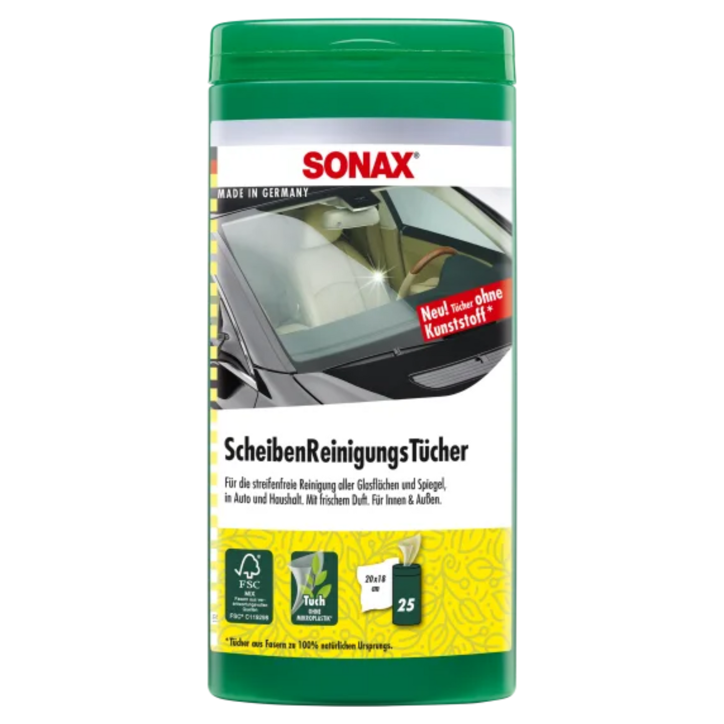 SONAX Scheiben-Reinigungstücher Box